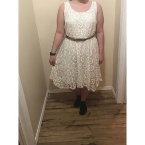 Off White Lace Dress